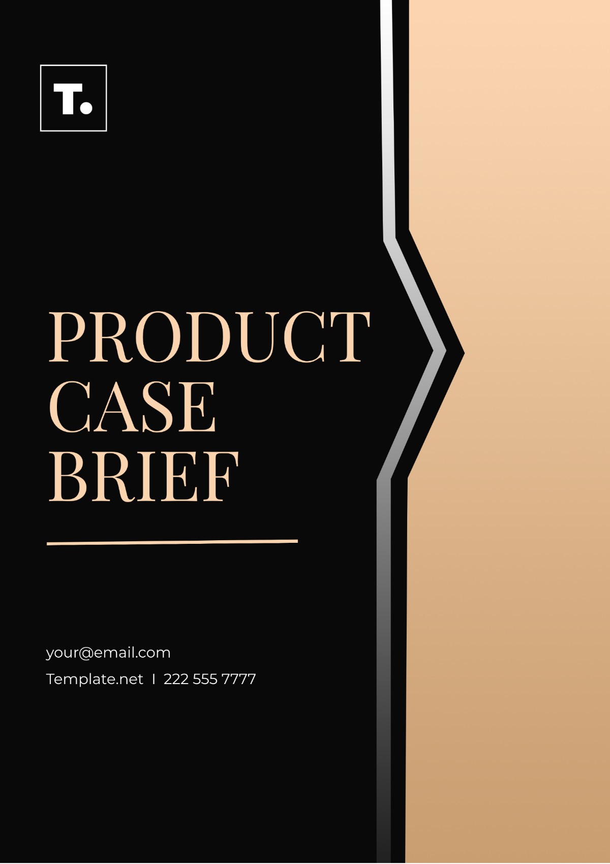 Free Product Case Brief Template