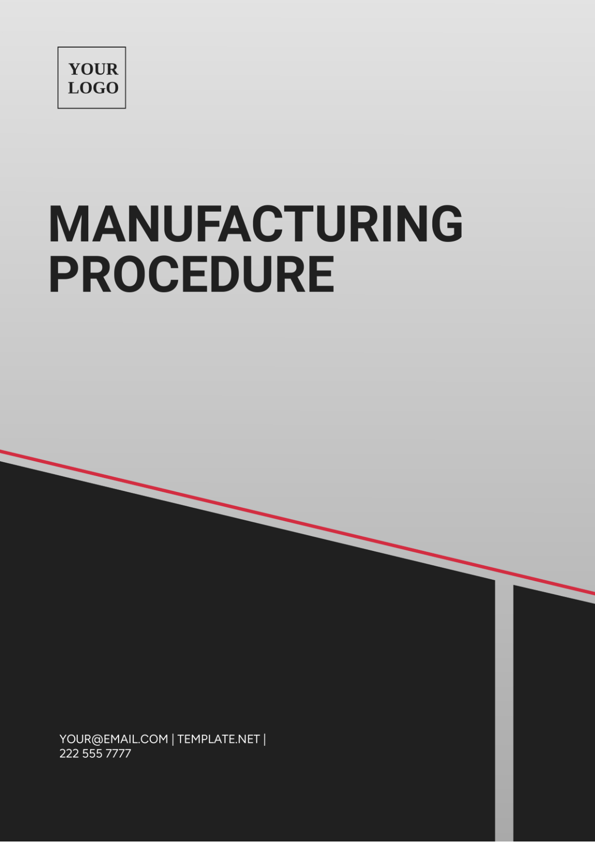 Manufacturing Procedure Template - Edit Online & Download