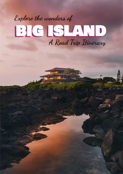Free Big Island Road Trip Itinerary Template to Edit Online
