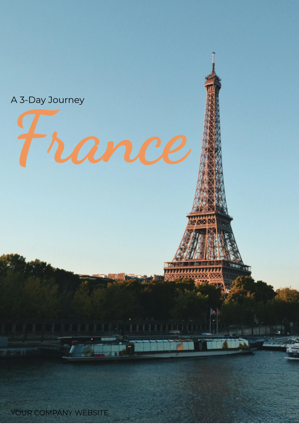 3 Day France Itinerary Template - Edit Online & Download