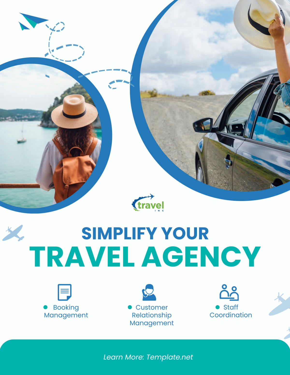 Free Travel Agency Administration Flyer Template