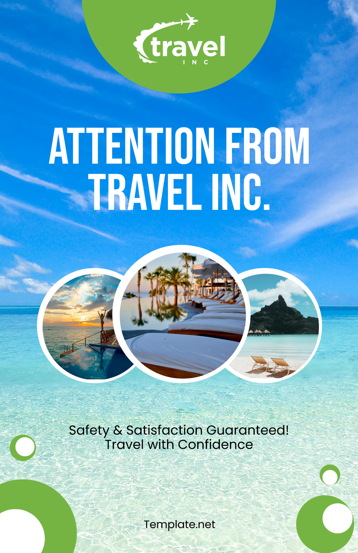 Travel Agency Digital Poster Template