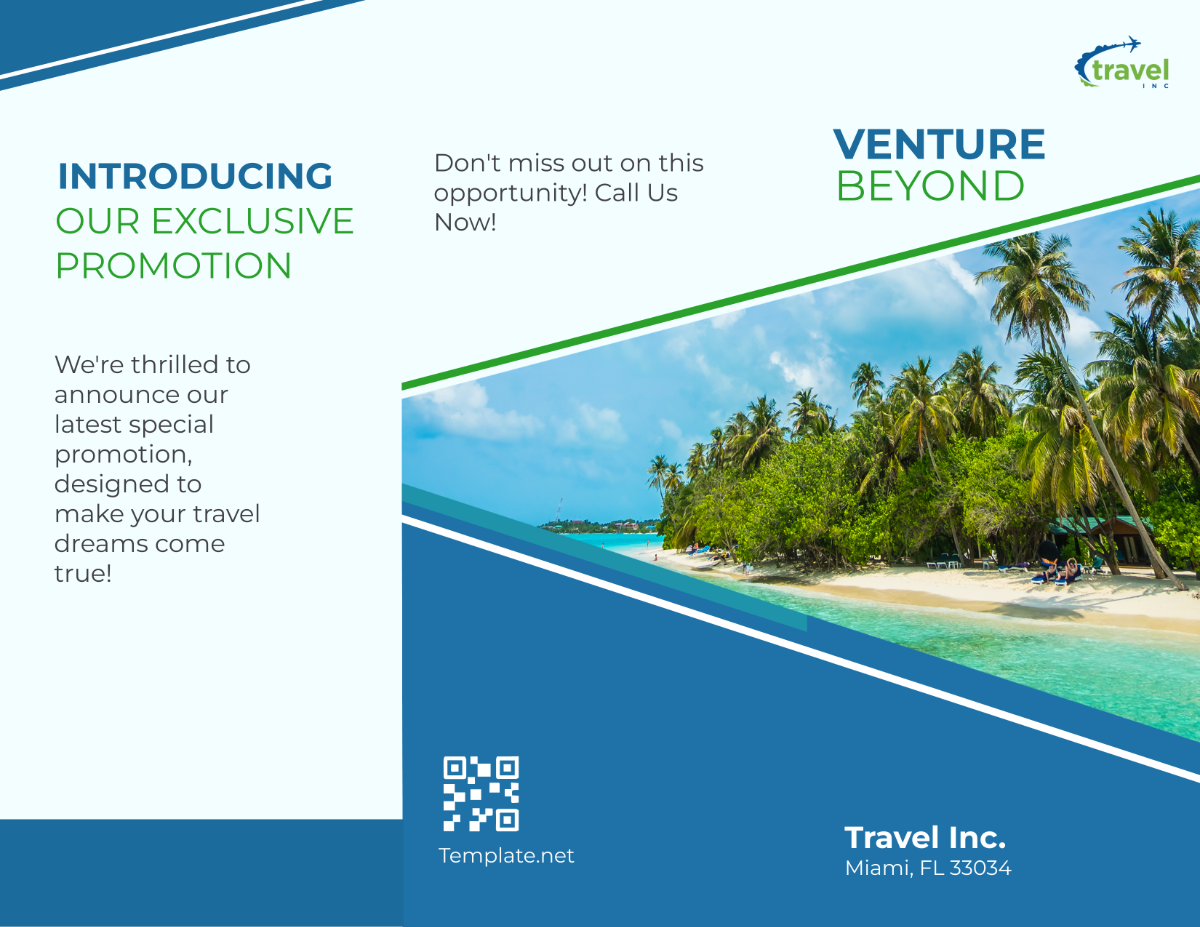 Travel Agency Promotional Brochure