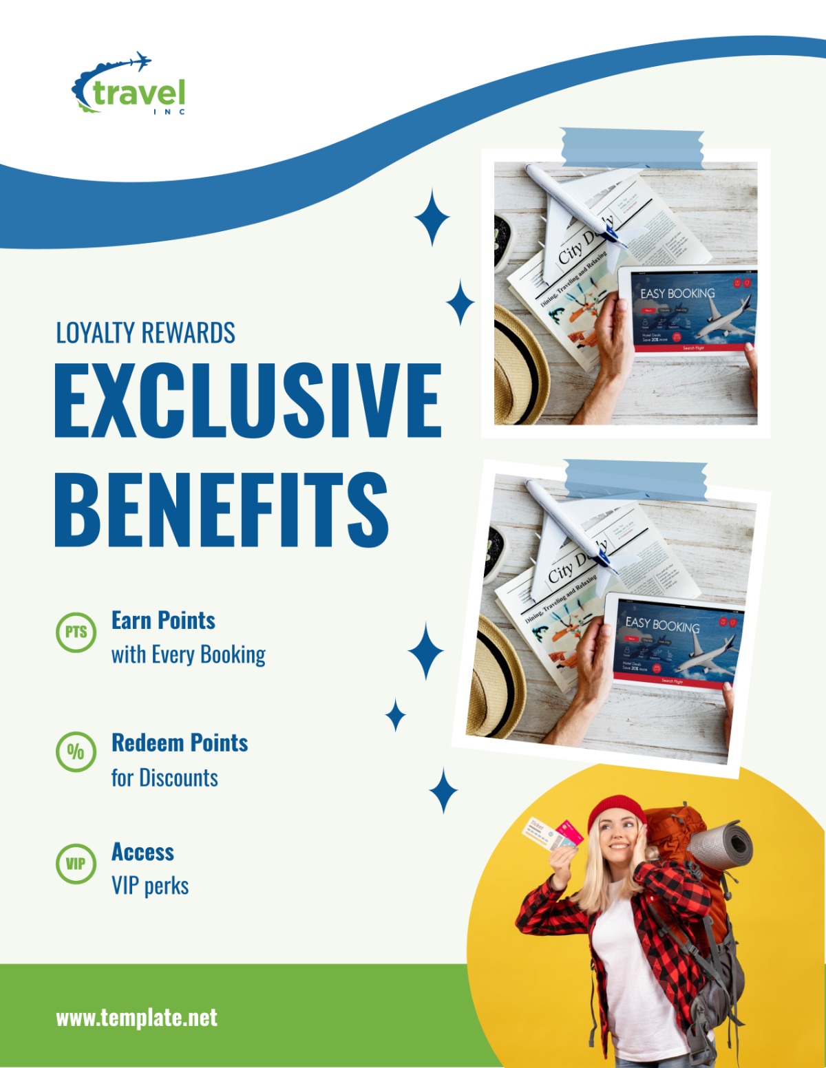 Travel Agency Loyalty Rewards Flyer