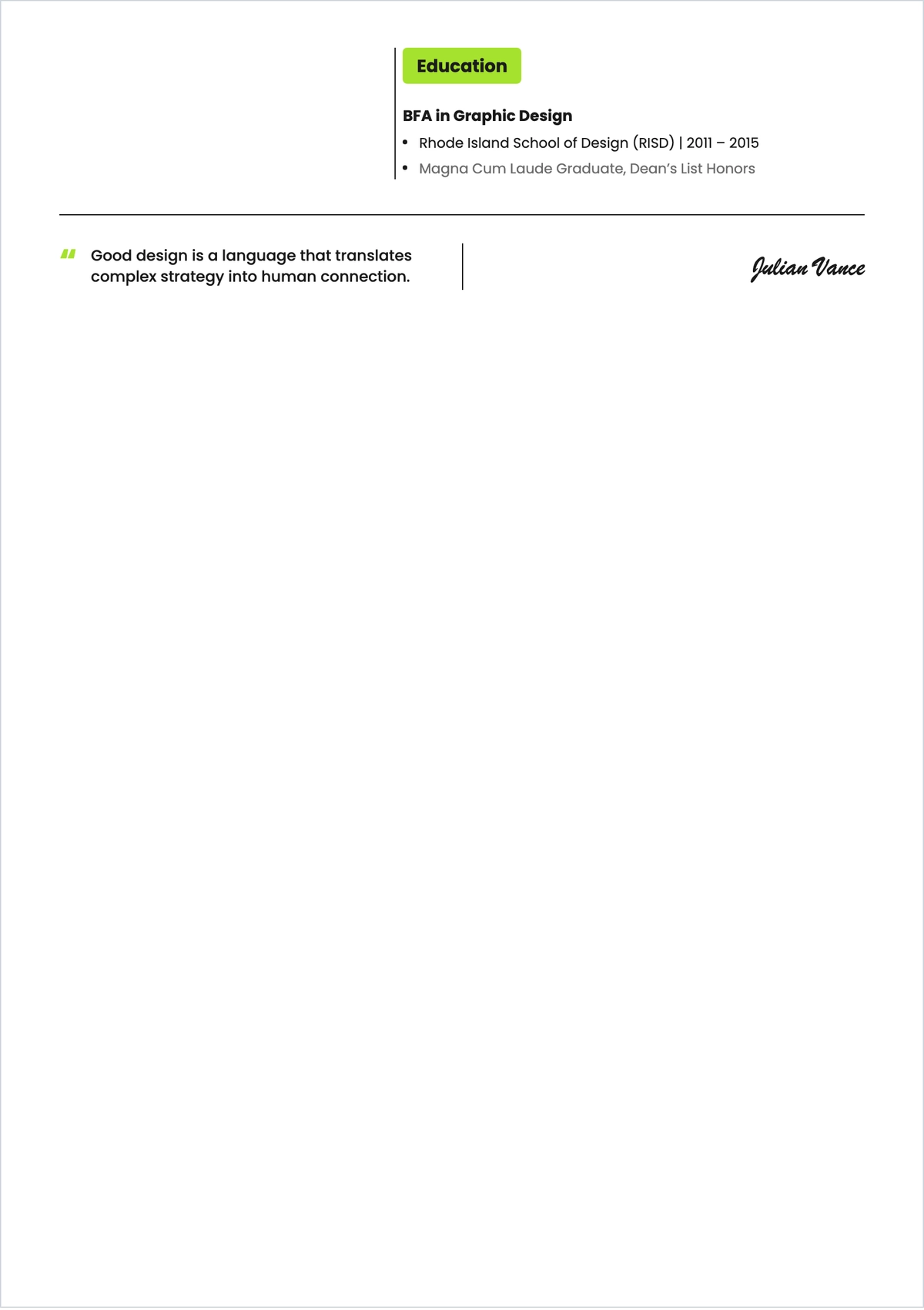 Free CV Designer Half Cover Page ATS CV Template, AI CV Builder