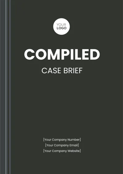 Free Compiled Case Brief Template to Edit Online