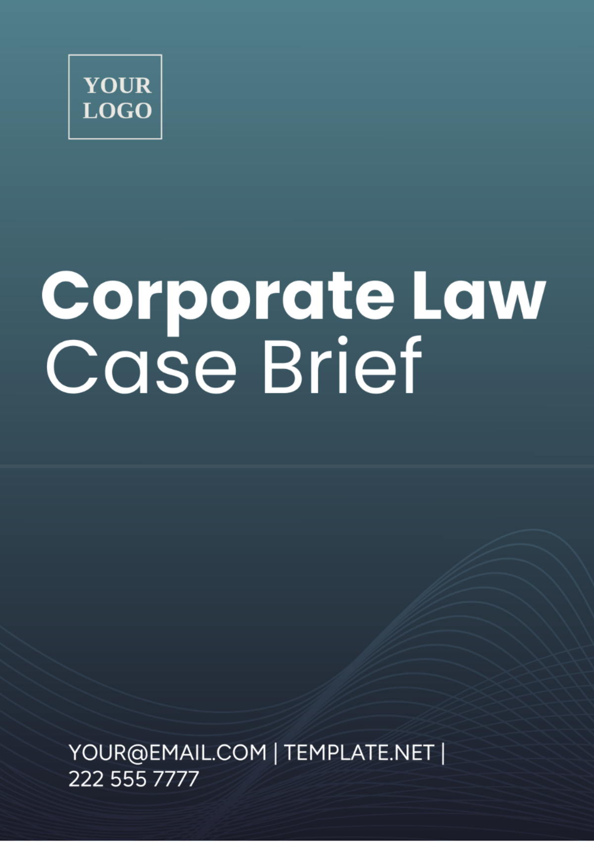 Free Corporate Law Case Brief Template