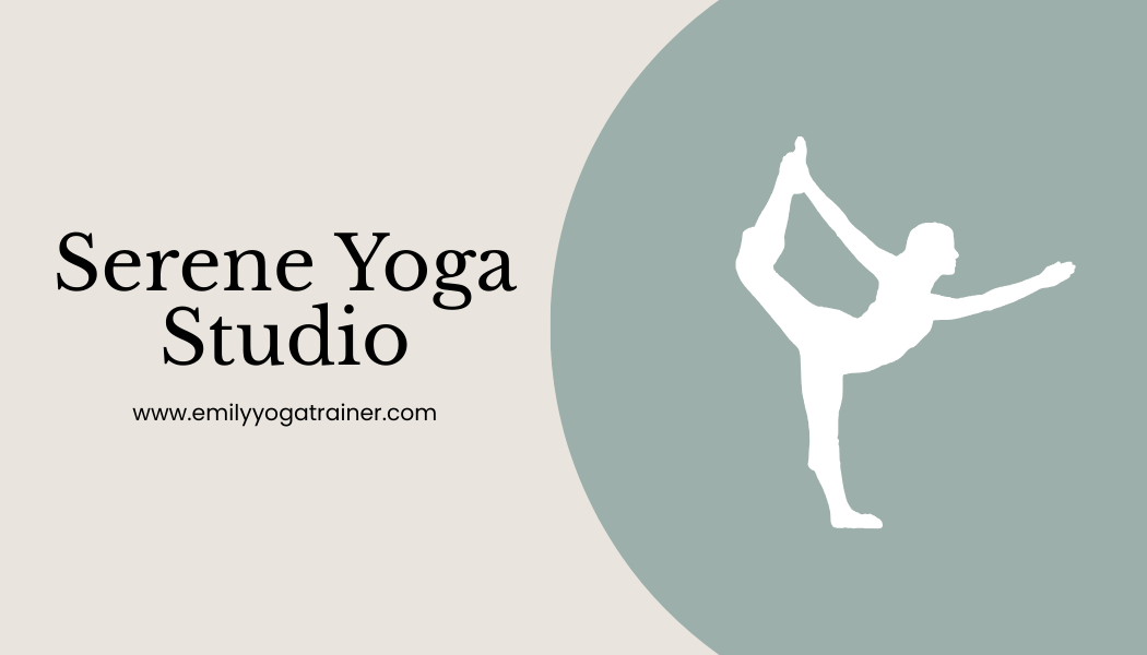 Free Yoga Trainer Business Card Template