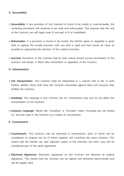 Free Travel Agency Working Contract Template to Edit Online