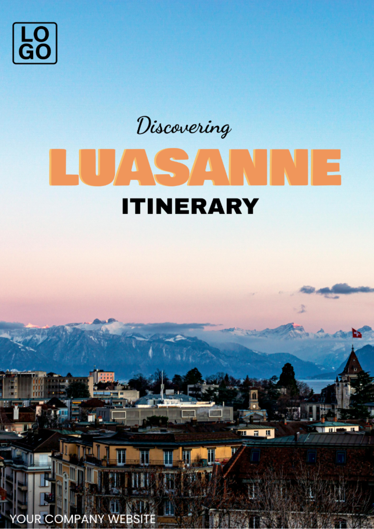 Lausanne Itinerary Template - Edit Online & Download