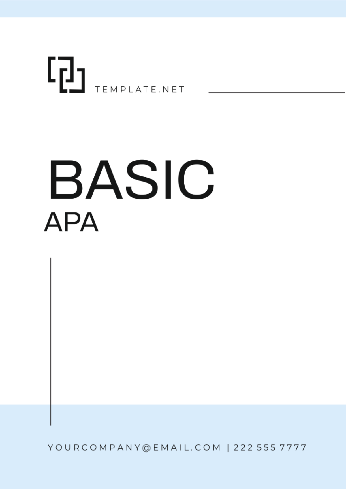 Basic APA Template