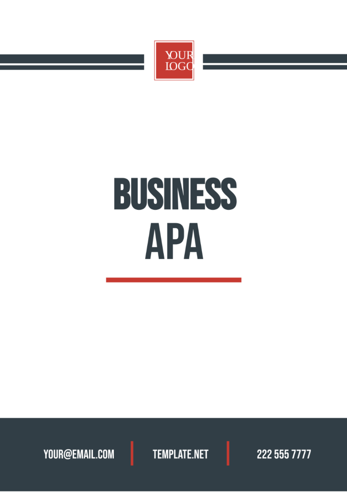 Business APA Template