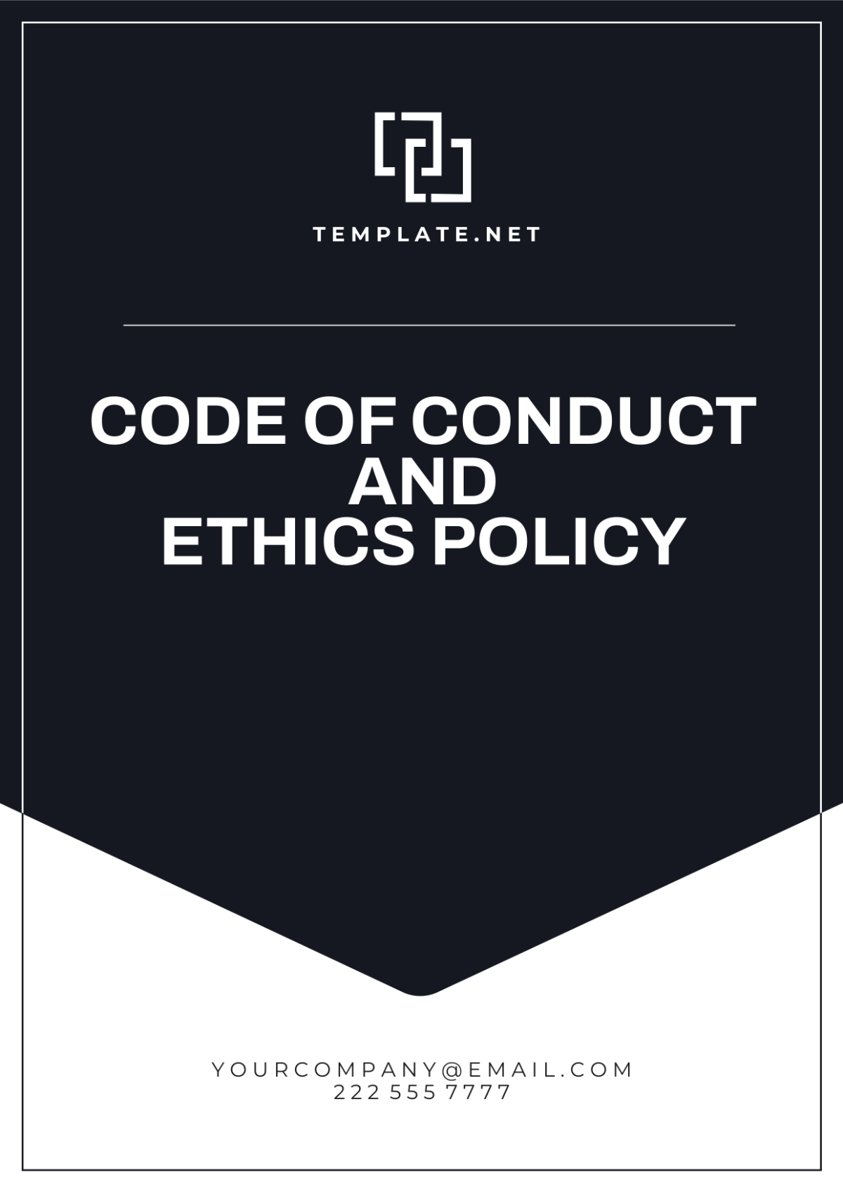 Code of Conduct and Ethics Policy Template - Edit Online & Download