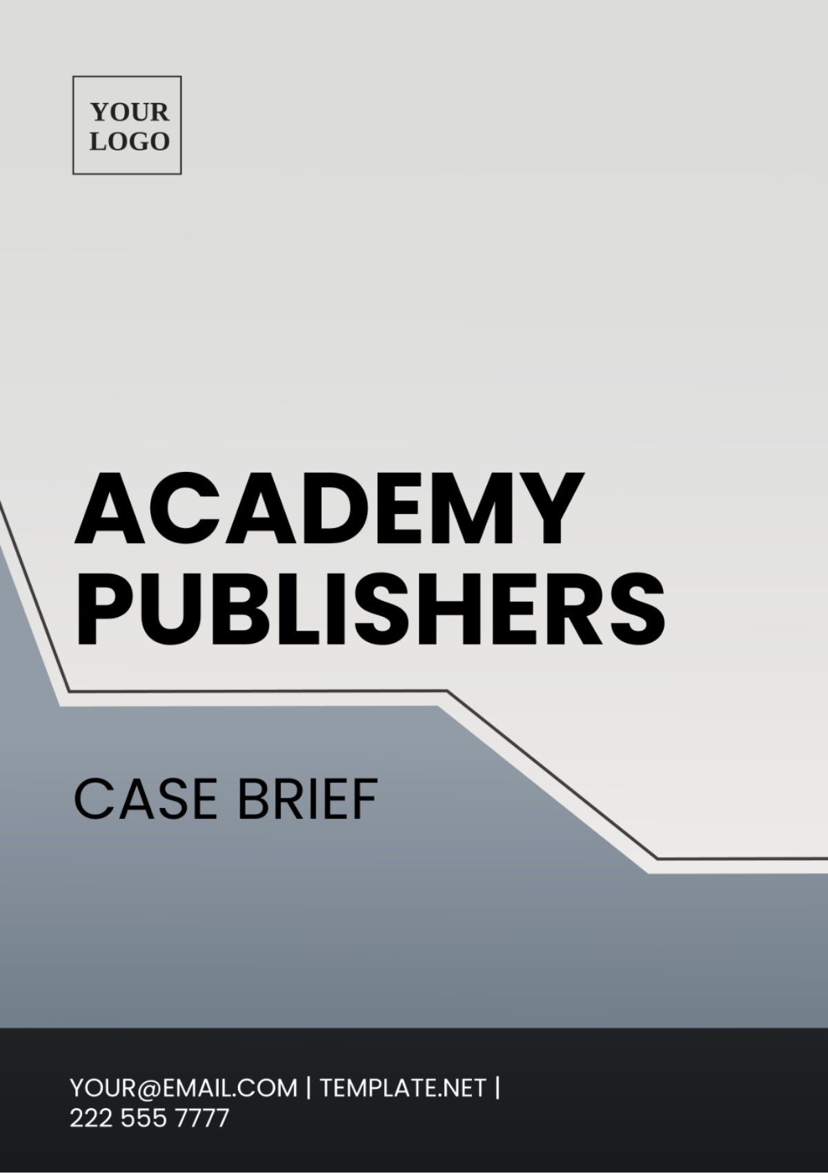 Free Academy Publishers Case Brief Template