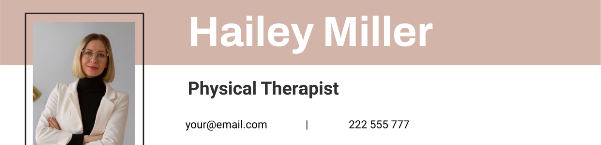 CV Physical Therapy Header Template
