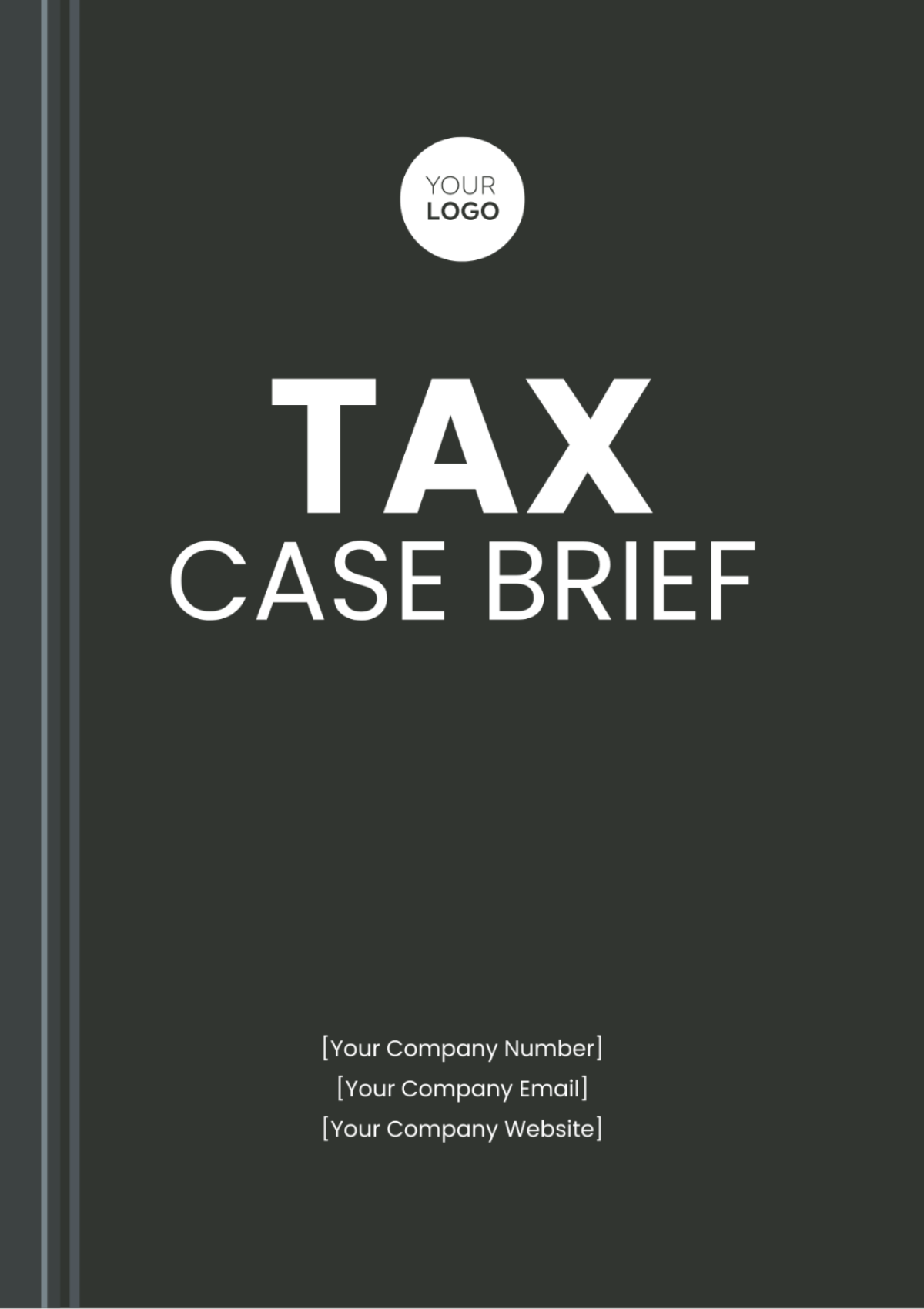 Free Tax Case Brief Template