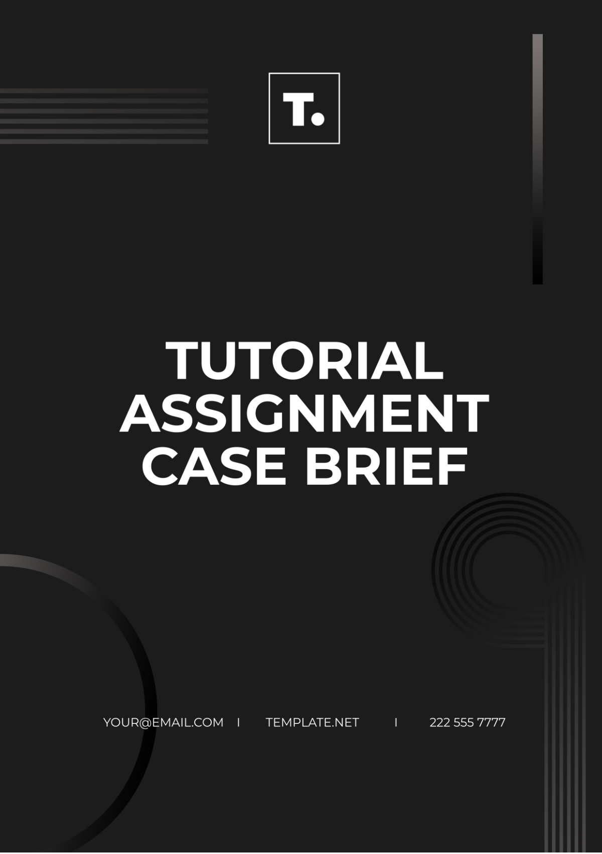 Free Tutorial Assignment Case Brief Template