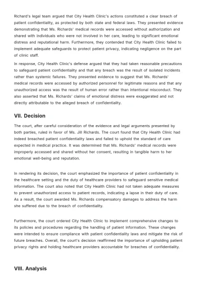 Free Individual Case Brief Template to Edit Online