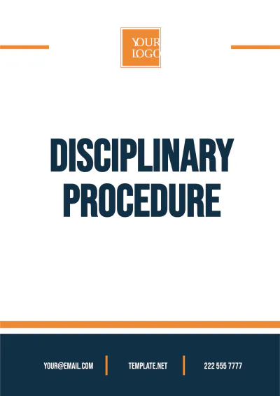 Free Disciplinary Procedure Template to Edit Online
