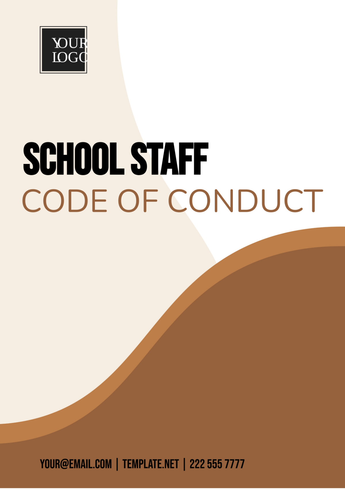 School Staff Code of Conduct Template