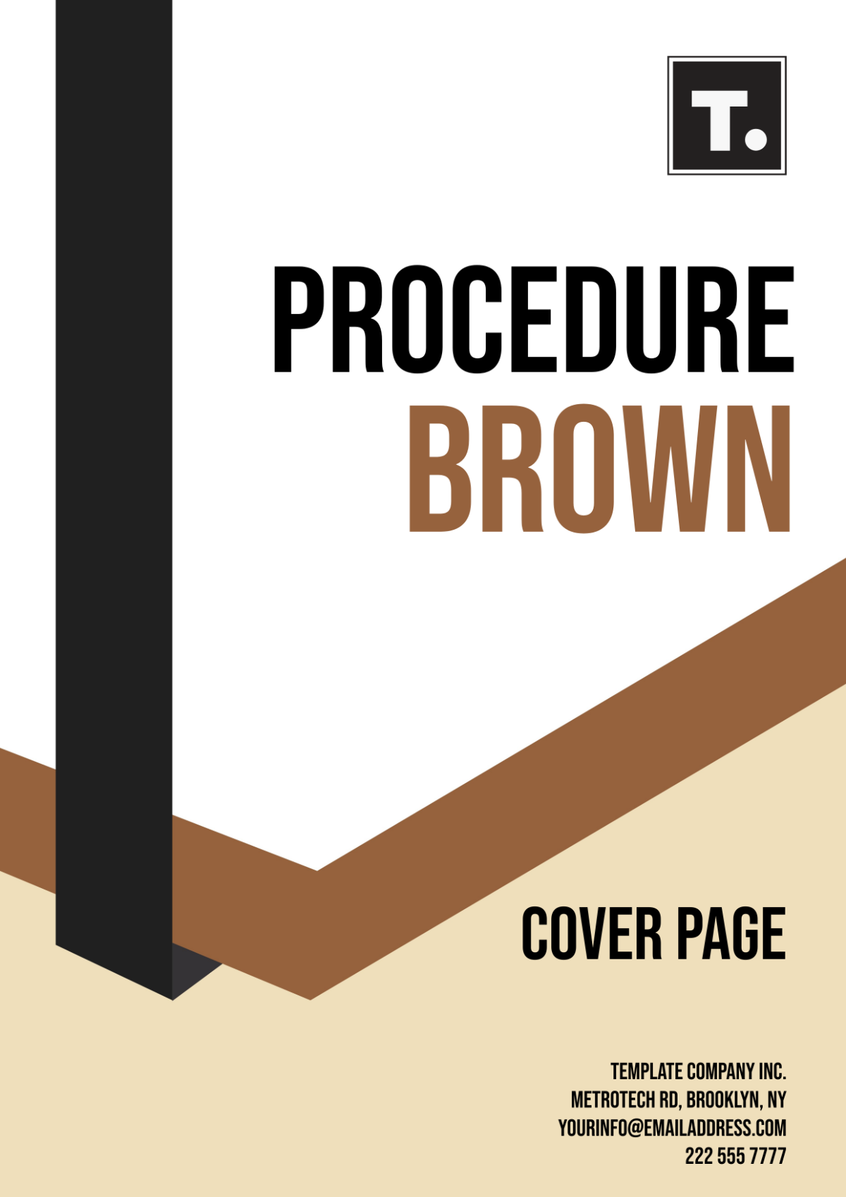 Procedure Brown Cover Page