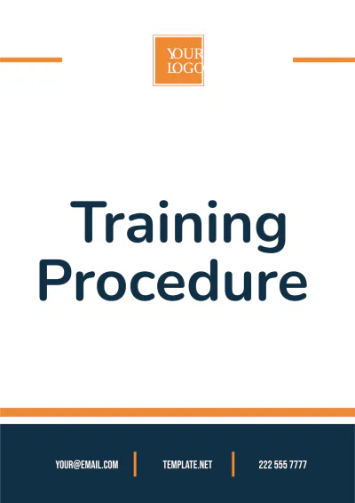 Free Training Procedure Template to Edit Online