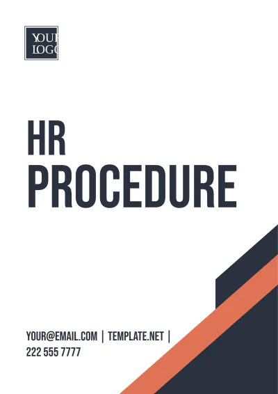 Free HR Procedure Template to Edit Online