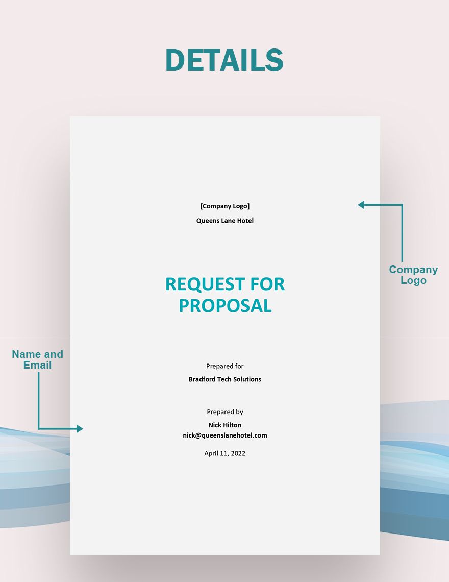Hotel Request for Proposal Template in Word, Pages, Google Docs - Download | Template.net