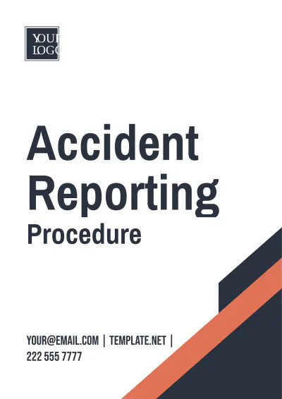 Free Accident Reporting Procedure Template to Edit Online