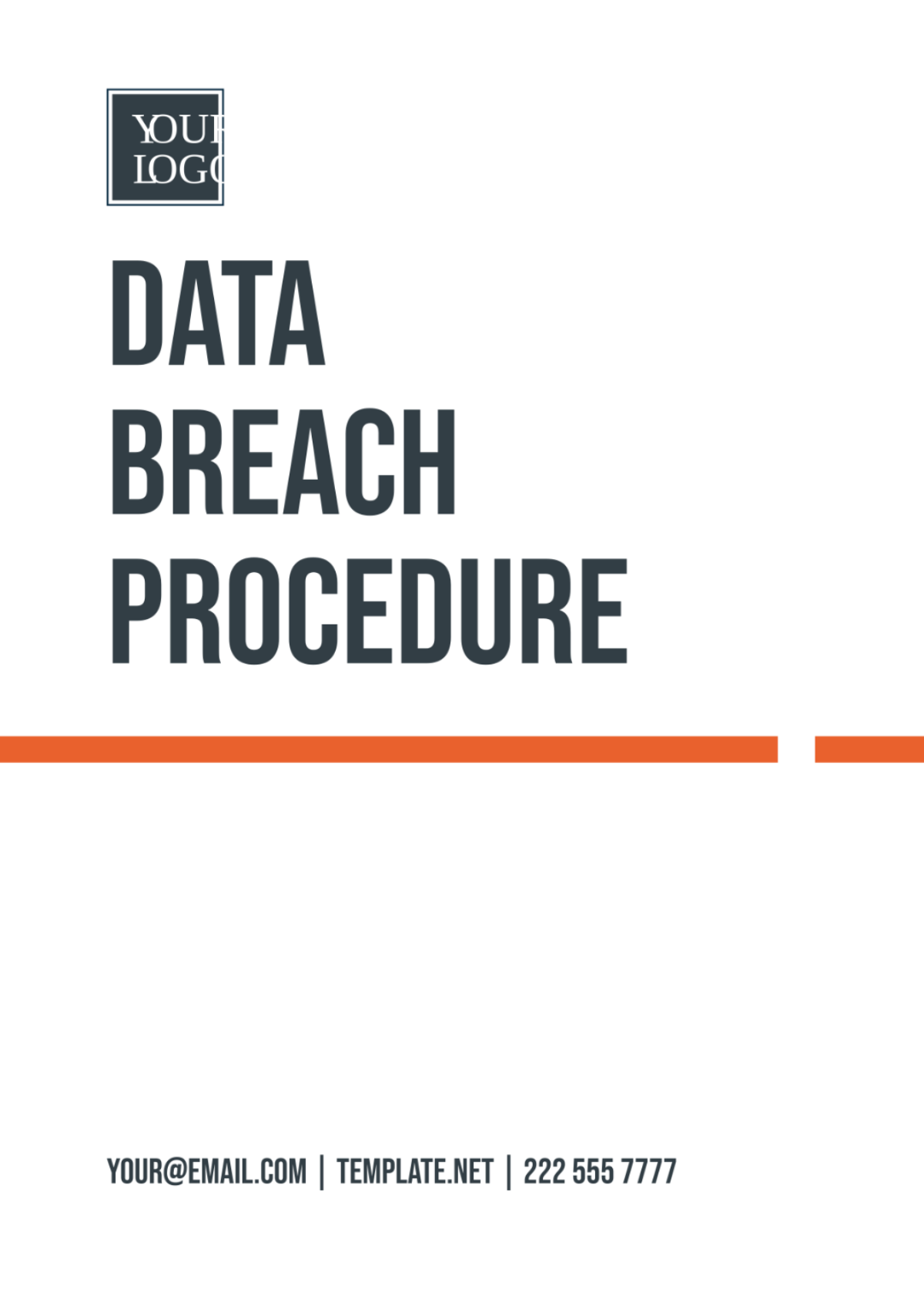 Free Data Breach Procedure Template