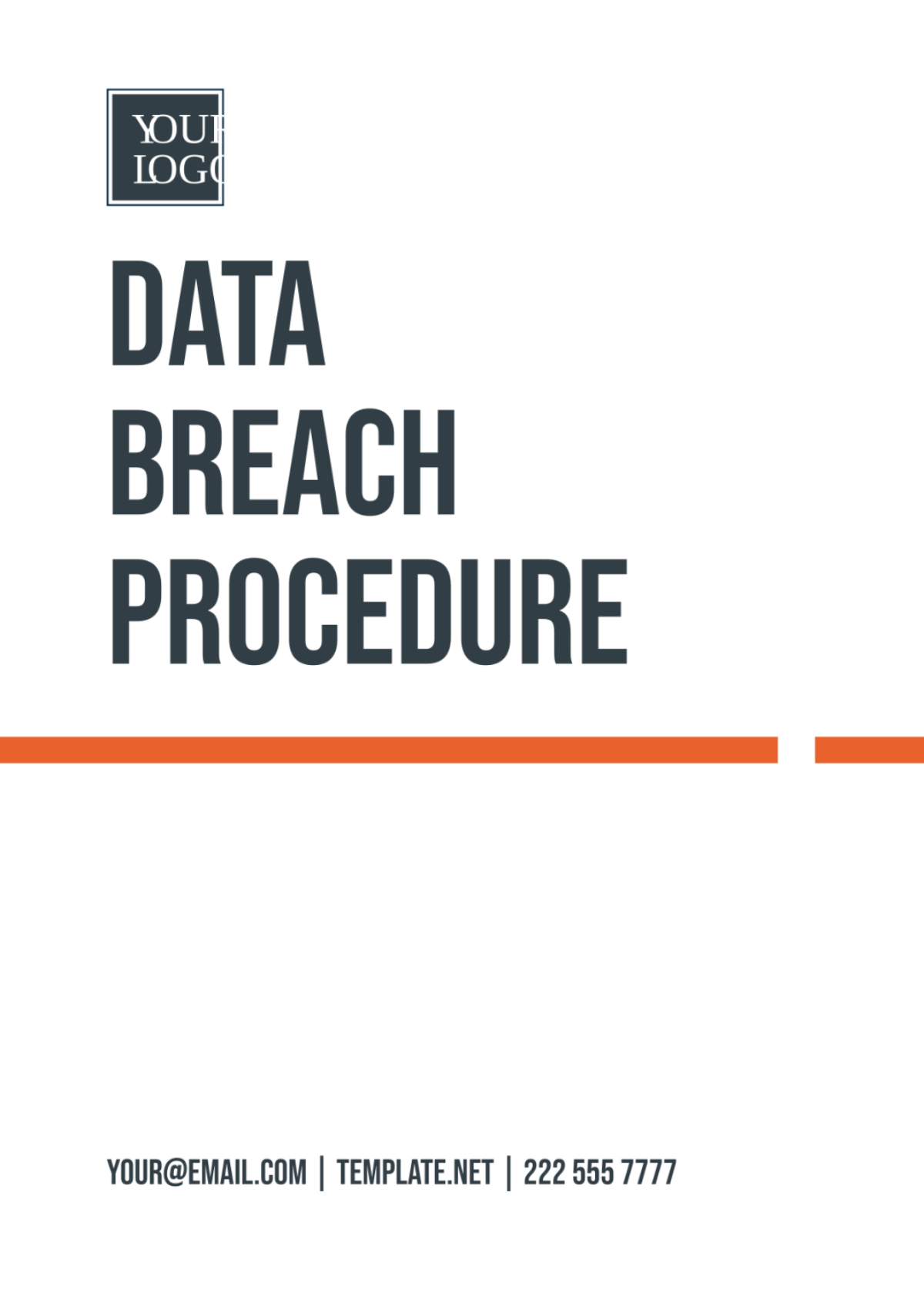 Data Breach Procedure Template