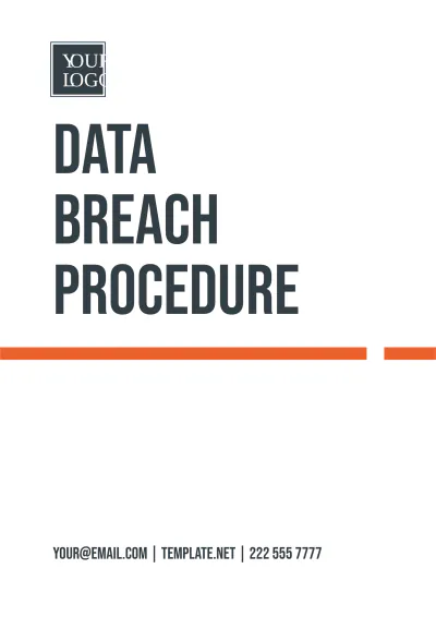 Free Data Breach Procedure Template to Edit Online
