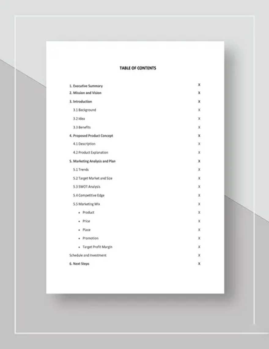 IT Product Proposal Template