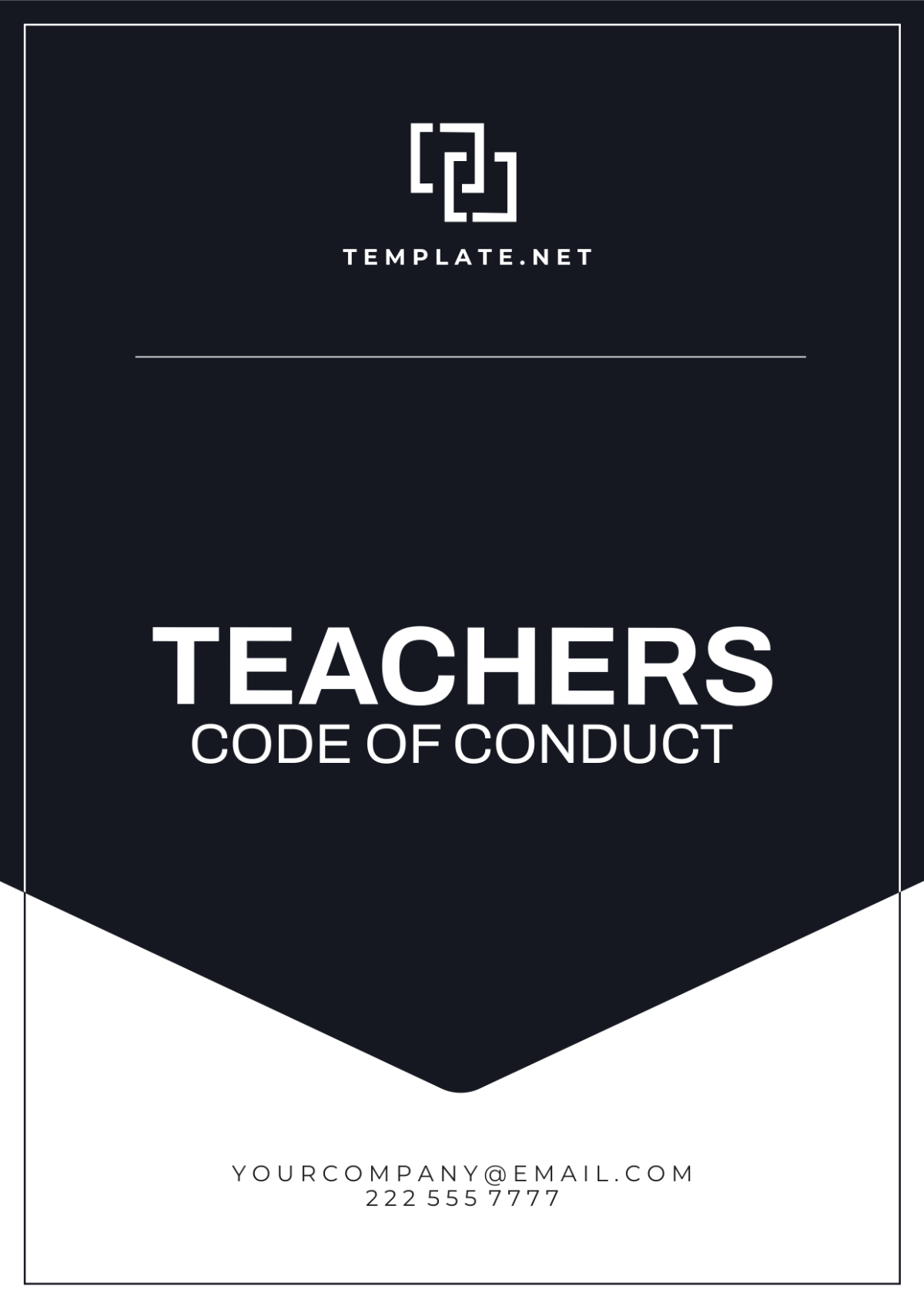 Teachers Code of Conduct Template