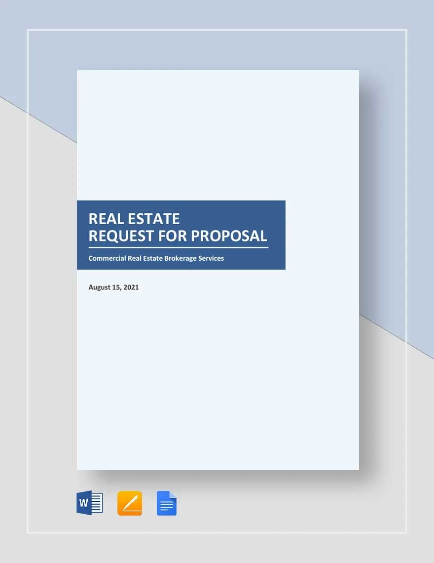 Real Estate Request for Proposal Template