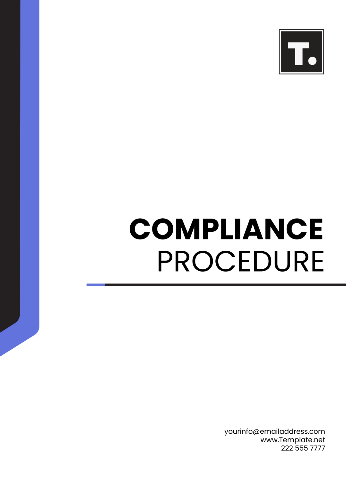 Compliance Procedure Template - Edit Online & Download