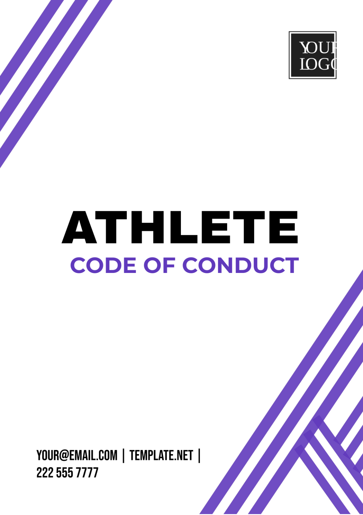 Athlete Code of Conduct Template