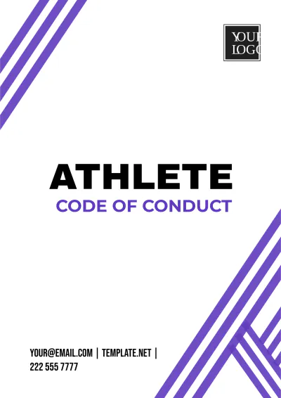 Free Athlete Code of Conduct Template to Edit Online