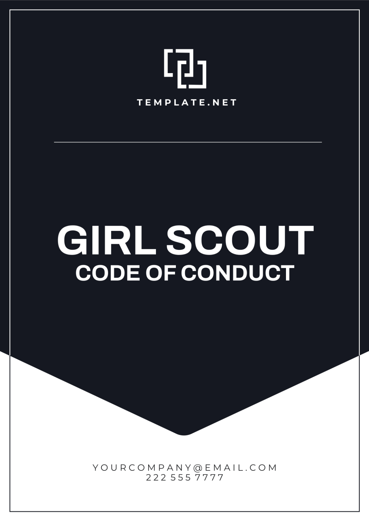 Girl Scout Code of Conduct Template