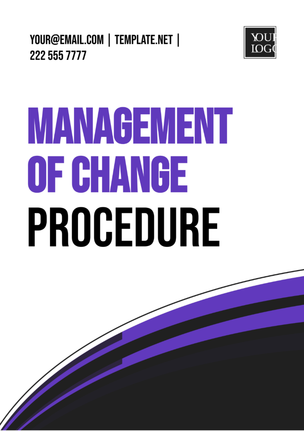 Management Of Change Procedure Template