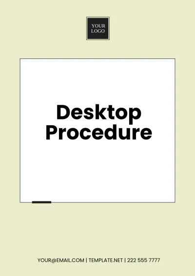 Free Desktop Procedure Template to Edit Online