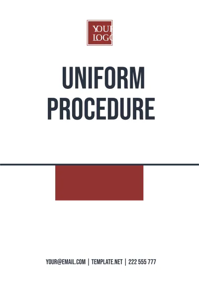 Free Uniform Procedure Template to Edit Online