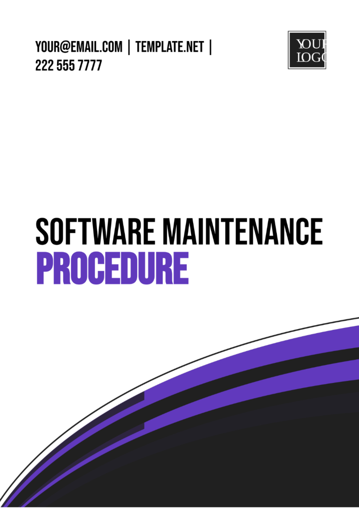 Free Software Maintenance Procedure Template