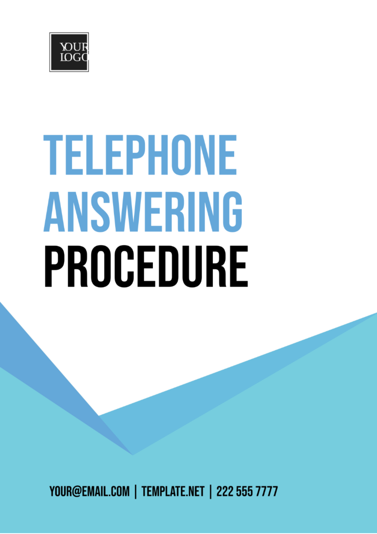 Telephone Answering Procedure Template