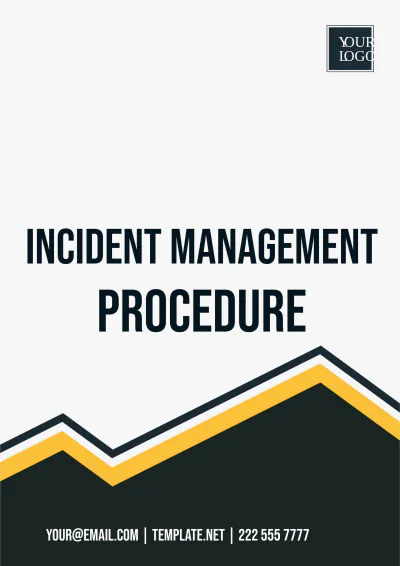 Free Incident Management Procedure Template to Edit Online
