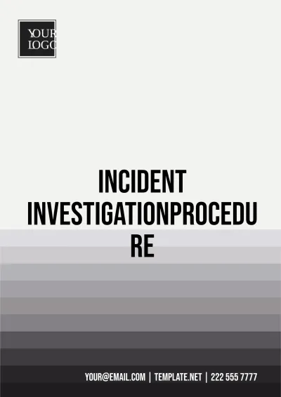Free Incident Investigation Procedure Template to Edit Online