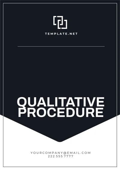 Free Qualitative Procedure Template to Edit Online