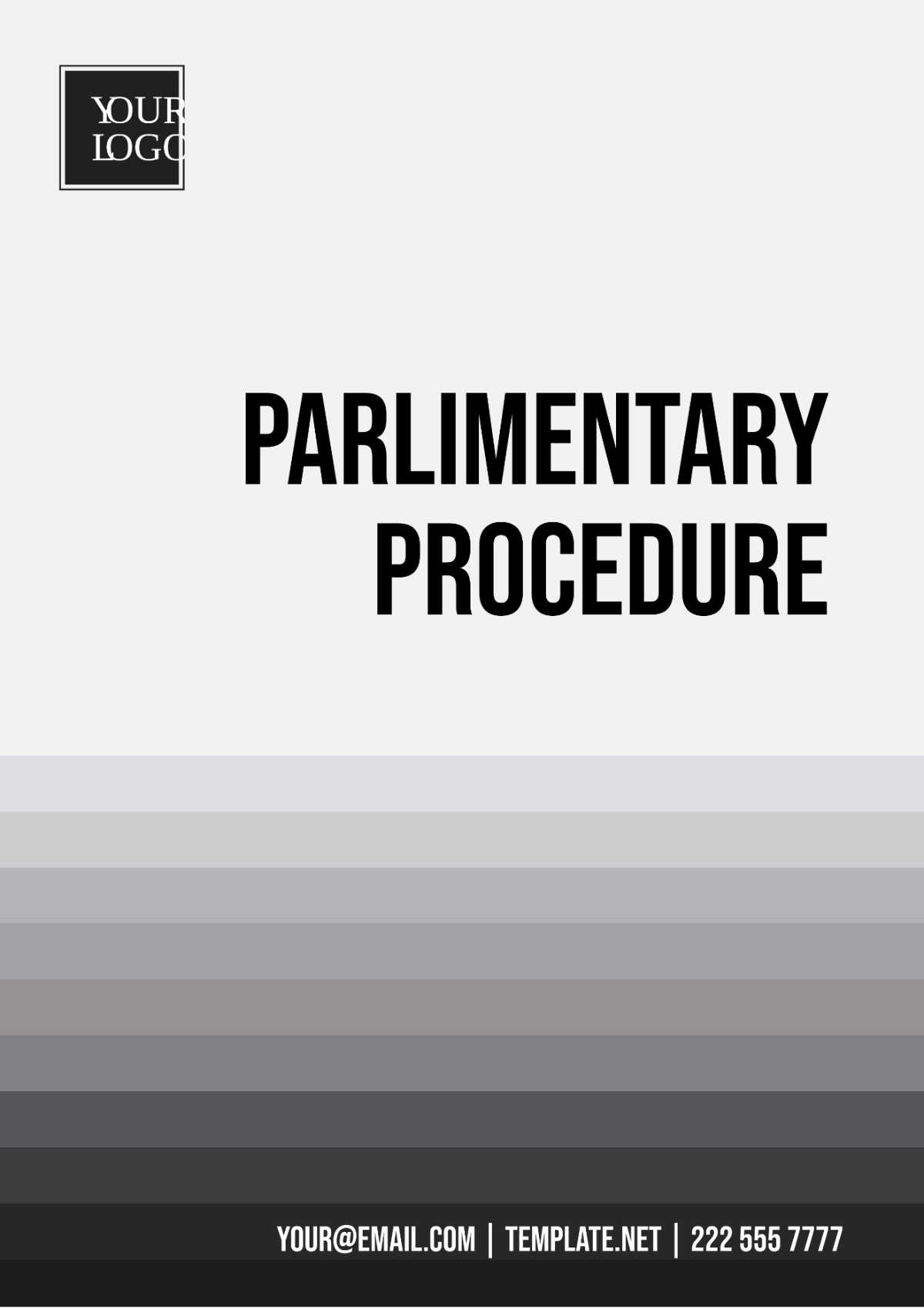 Parliamentary Procedure Template