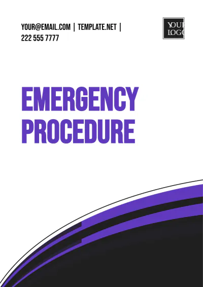 Free Emergency Procedure Template to Edit Online