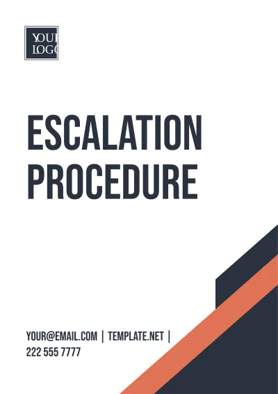 Free Escalation Procedure Template to Edit Online
